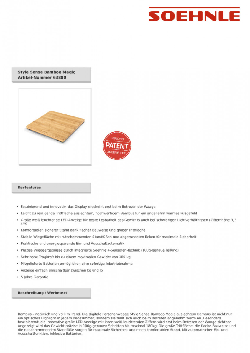PWD Style Sense Bamboo Magic | Accessoires | BADACCESSOIRES | LIVING |  Pecht.de